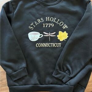Black Stars Hollow Sweatshirt